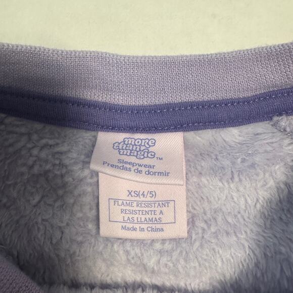 More than Magic Girls XS Sleepwear Top Warm Cozy Soft Stars Dreamy Loungewear - Picture 7 of 8